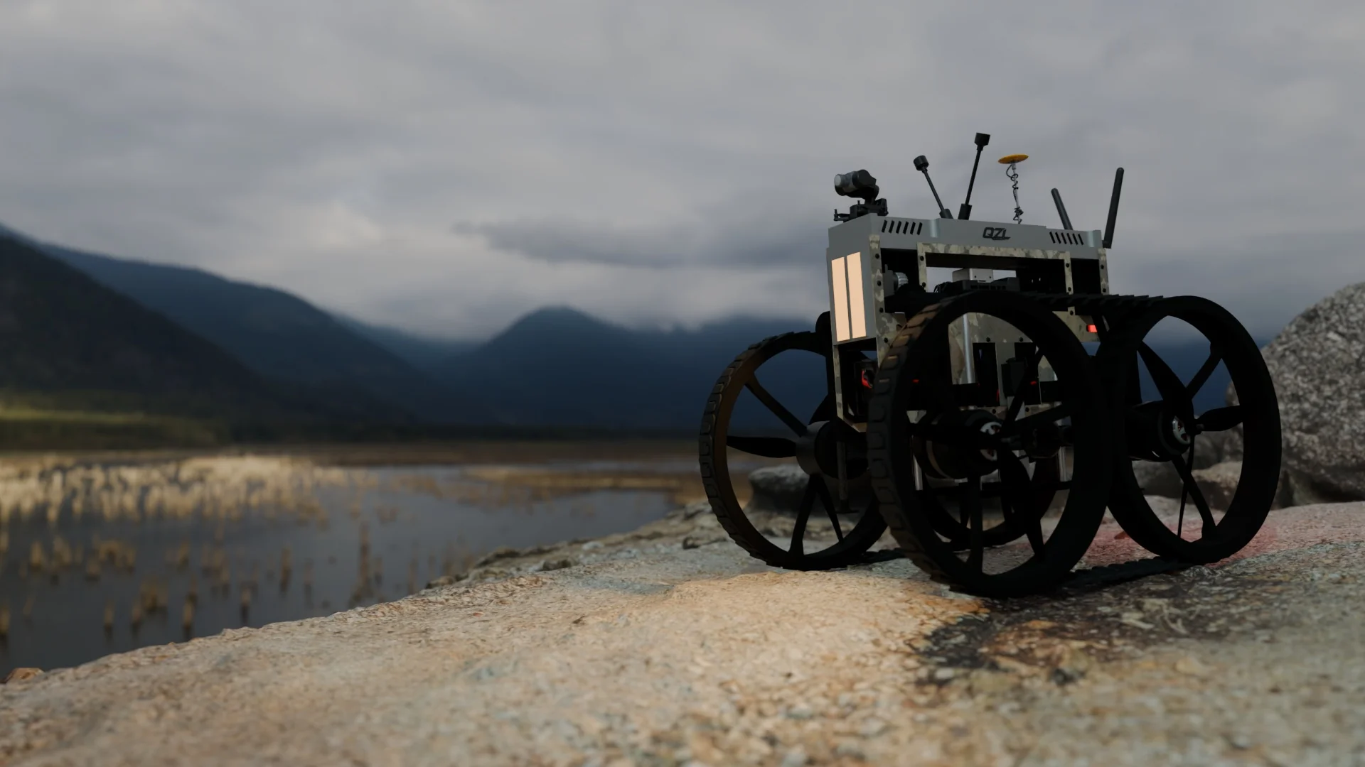 QZL ODIN Morphing Ground-Air Drone